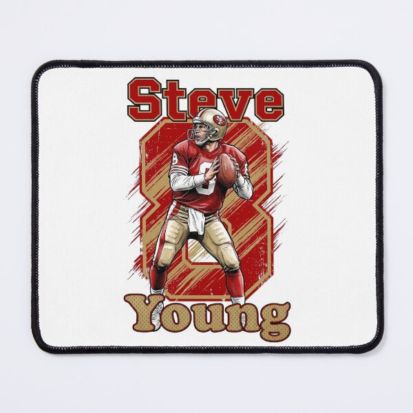 Item preview, Retro Steve Young 8 - Vintage Bay Area Football Legend designed and sold by Thogan0416.