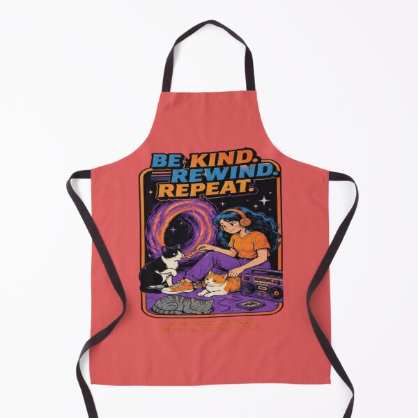 Item preview, Be Kind. Rewind. Repeat." - Retro Anime & Cat Art designed and sold by My-Hoodies.