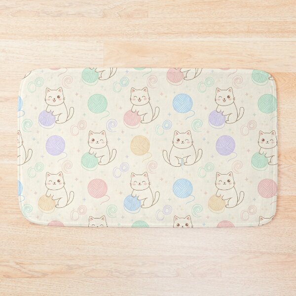 Item preview, Cute Cats Playing with Yarn Balls Throw Blanket designed and sold by FestivityFinds.