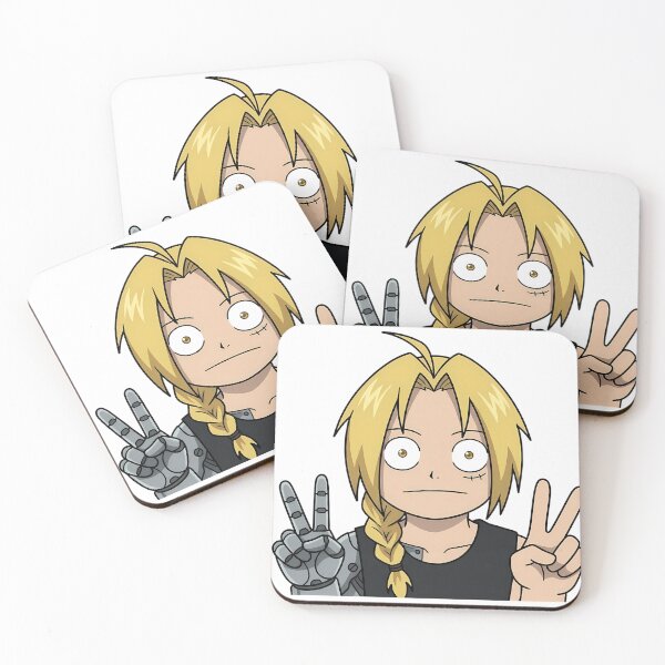 Item preview, Edward Elric Fullmetal Alchemist Chibi Peace Sign designed and sold by earlobejerk.