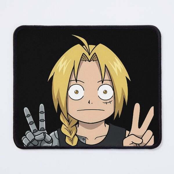Item preview, Edward Elric Fullmetal Alchemist Chibi Peace Sign designed and sold by earlobejerk.