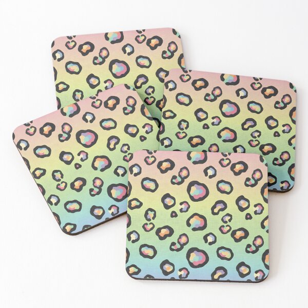 Item preview, Rainbow Leopard Print iPhone Case | Pastel Gradient Color Design designed and sold by FestivityFinds.