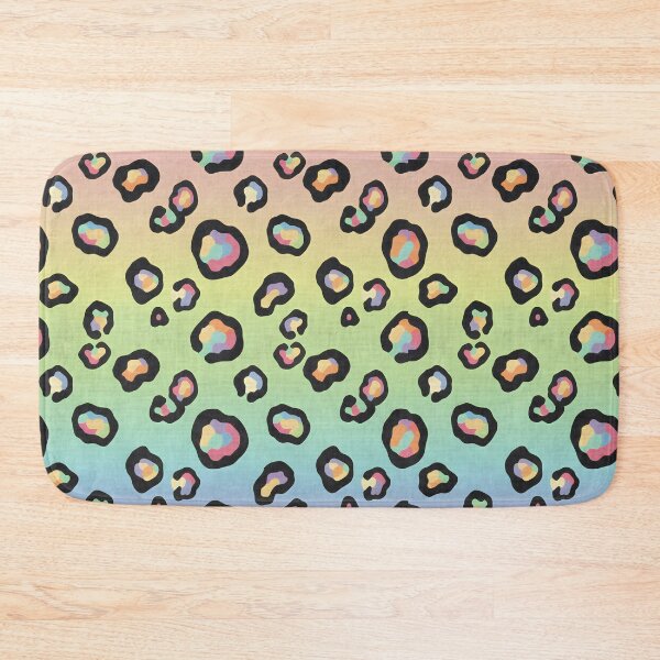 Item preview, Rainbow Leopard Print iPhone Case | Pastel Gradient Color Design designed and sold by FestivityFinds.