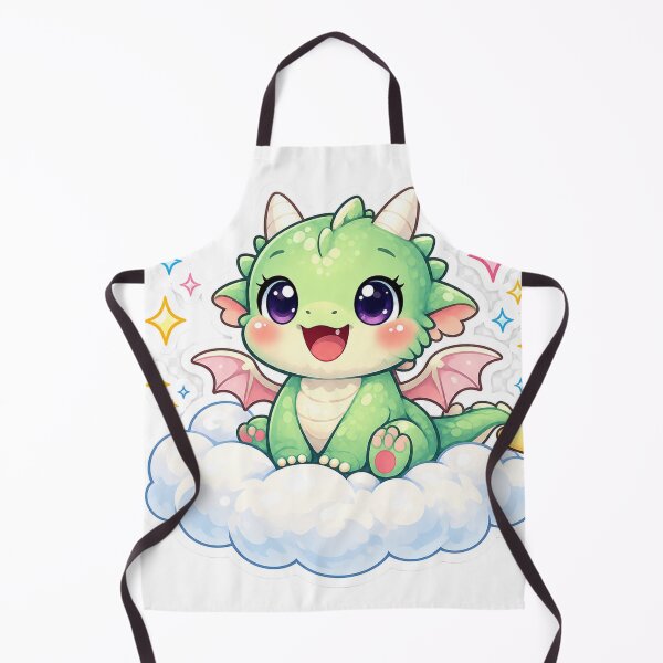Item preview, Cute Baby Dragon Sitting on a Cloud Kawaii Sticker | Fantasy Dragon | Pastel Chibi Dragon | Magical Cute Sticker designed and sold by Sidra digital art 8277237.