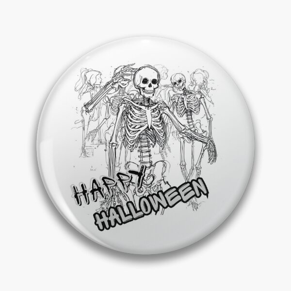 Item preview, Happy Halloween Dancing Skeletons Graphic Art designed and sold by NESTORY-Studio.