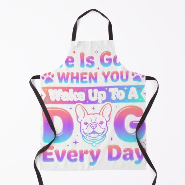 Item preview, Life is good when you wake up to a dog every day. Cute labrador retriever quote in watercolor style Essential T-Shirt designed and sold by gidget-gadget.
