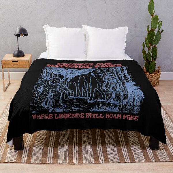 Item preview, Protect Our National Parks Shirt, Mothman Bigfoot Cryptid Horror Graphic Tee, Weirdcore Outdoors Gift designed and sold by MOUL-TMER.