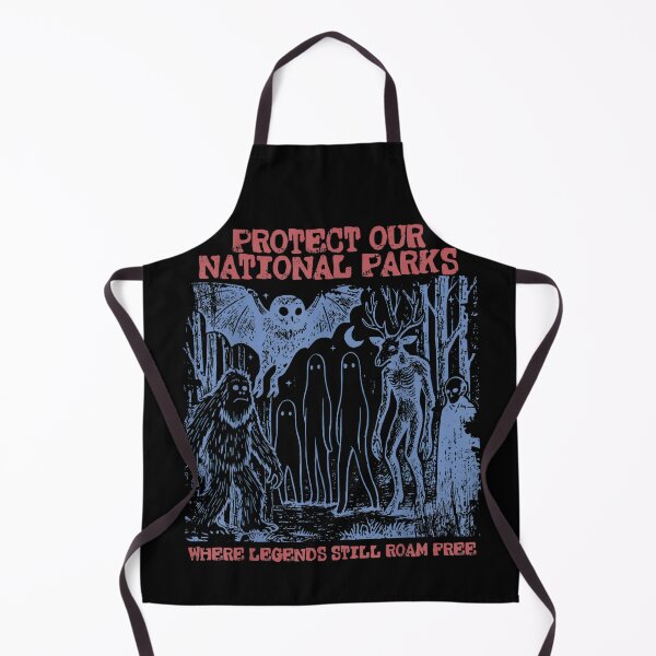 Item preview, Protect Our National Parks Shirt, Mothman Bigfoot Cryptid Horror Graphic Tee, Weirdcore Outdoors Gift designed and sold by MOUL-TMER.