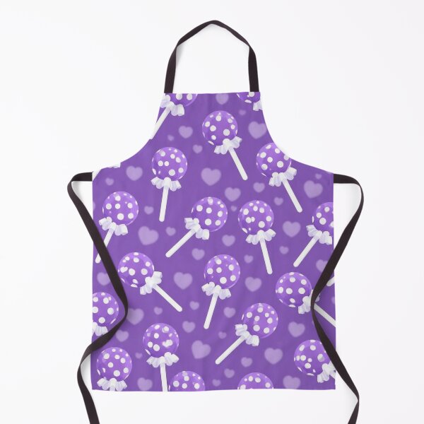 Item preview, Cute Purple Polka Dot Lollipops and Hearts Seamless Pattern Throw Pillow designed and sold by FestivityFinds.