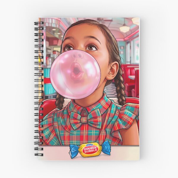 Item preview, The girl with the bubble gum designed and sold by PopAlien.