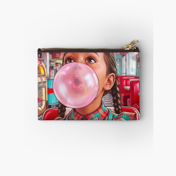 Item preview, The girl with the bubble gum designed and sold by PopAlien.