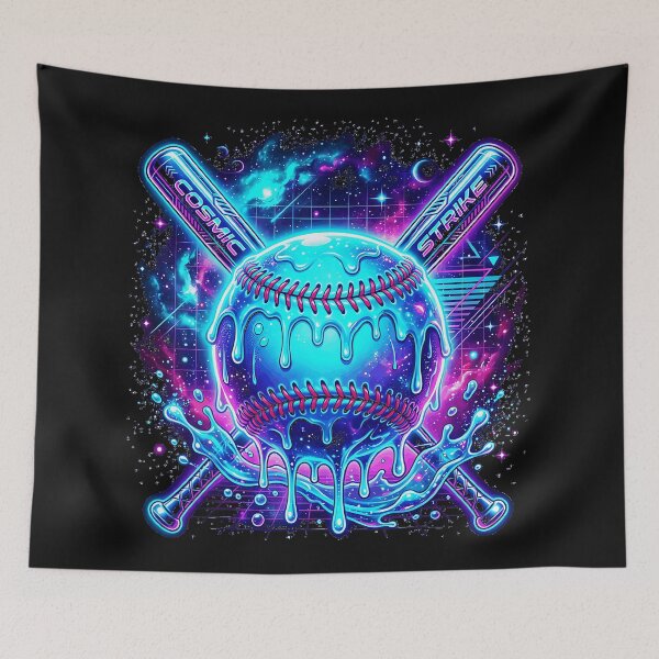 Item preview, Cosmic Strike Baseball Player Fan Galaxy designed and sold by DanielVantiOAL.