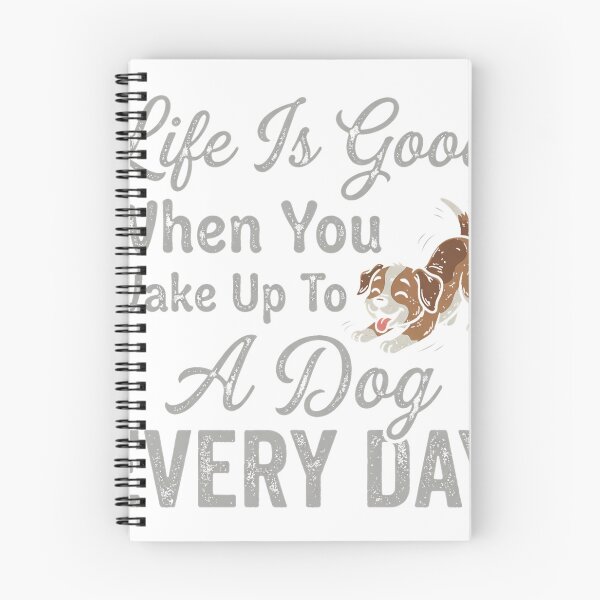 Item preview, Life is good when you wake up to a dog every day. Cute great dane quote in gradient color Essential T-Shirt designed and sold by KTY-NUSS.