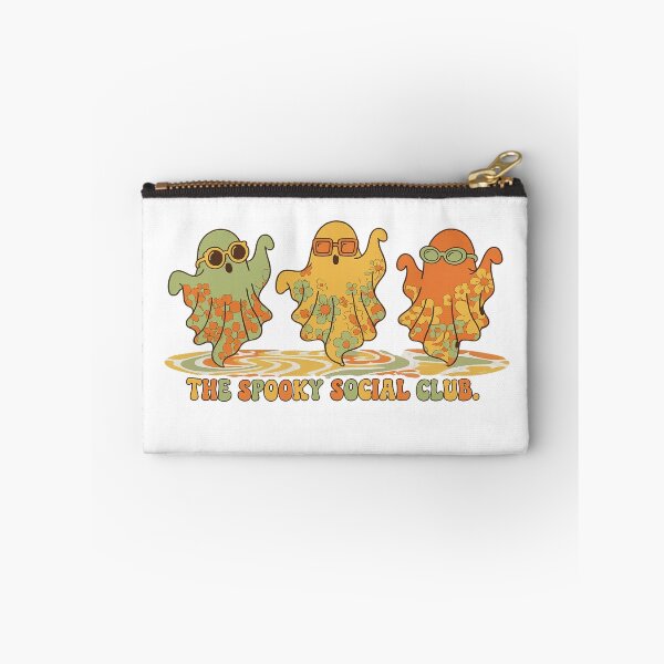 Item preview, The Spooky Social Club | Retro Halloween Ghosts | Cute Vintage Halloween | Groovy Floral Ghosts | Kawaii Spooky Season designed and sold by MrDev.