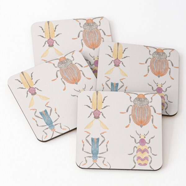 Item preview, Watercolor Beetles designed and sold by MarjorieHoweArt.