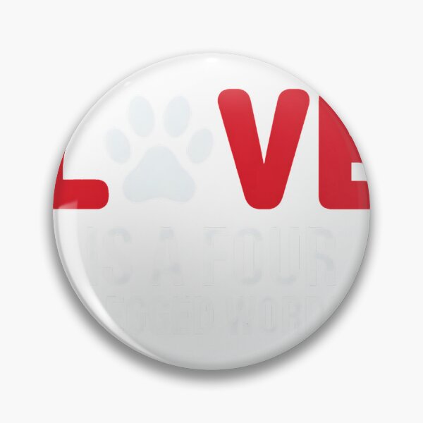Item preview, Love is a Four Legged Word - Dog Love Classic T-Shirt designed and sold by Badriiiii.