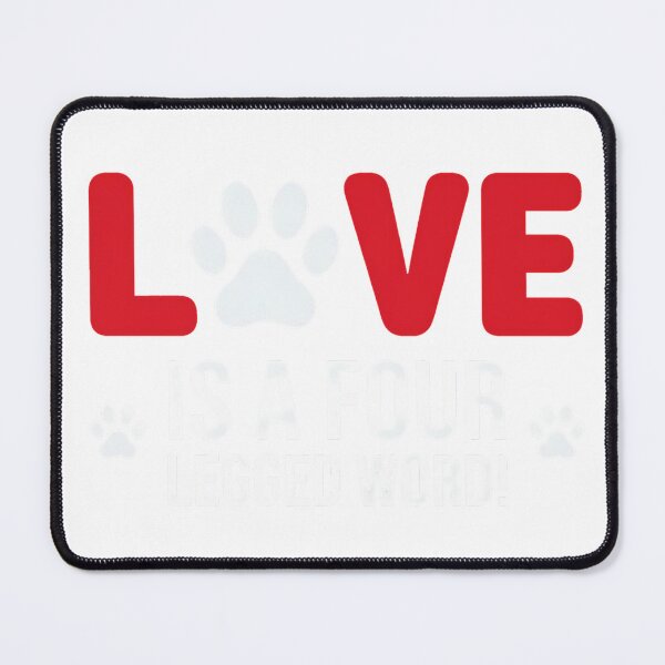 Item preview, Love is a Four Legged Word - Dog Love Classic T-Shirt designed and sold by Badriiiii.