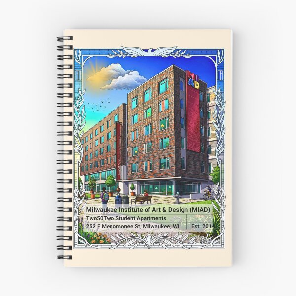 Item preview, Milwaukee Art Institute Architectural Illustration designed and sold by EvergreenPark - Tee Studio.