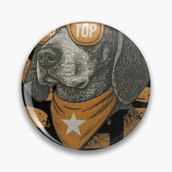 Item preview, Tennessee Volunteers Dog Mascot Retro Design designed and sold by PlayfulCritter.