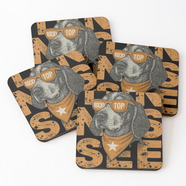 Item preview, Tennessee Volunteers Dog Mascot Retro Design designed and sold by PlayfulCritter.