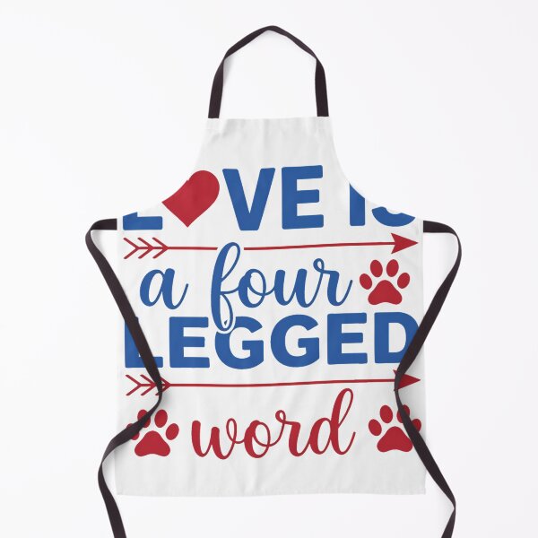 Item preview, Love is a Four Legged Word - Blue Text Classic T-Shirt designed and sold by Voila-creative.