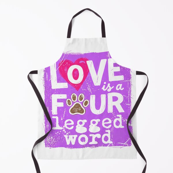 Item preview, Love is a Four Legged Word - Dark Pink Paw Active T-Shirt designed and sold by Othinus.