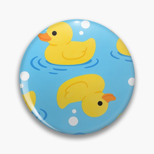 Item preview, Cute Yellow Rubber Ducks in Water Seamless Pattern Throw Pillow designed and sold by FestivityFinds.