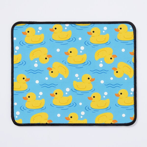 Item preview, Cute Yellow Rubber Ducks in Water Seamless Pattern Throw Pillow designed and sold by FestivityFinds.