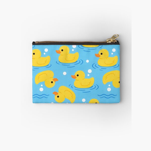 Item preview, Cute Yellow Rubber Ducks in Water Seamless Pattern Throw Pillow designed and sold by FestivityFinds.