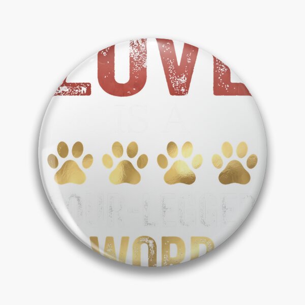 Item preview, Love is a Four Legged Word - Light Text on Black Background Oversized T-Shirt designed and sold by Badriiiii.