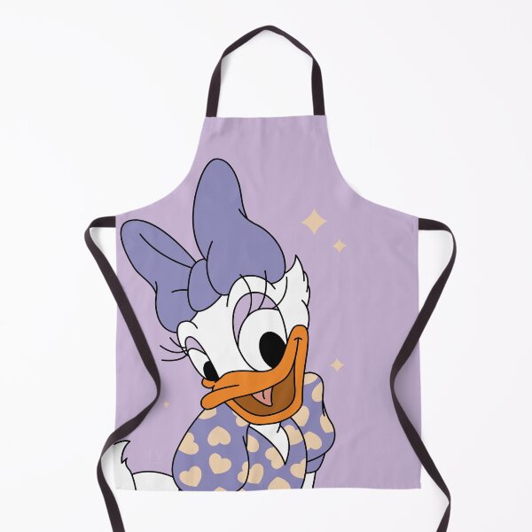 Item preview, Cute Daisy Duck Hearts Outfit Purple Vector Art designed and sold by LudmylArt.