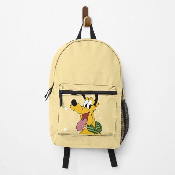 Item preview, Happy Pluto Dog Yellow Background Vector Illustration designed and sold by LudmylArt.