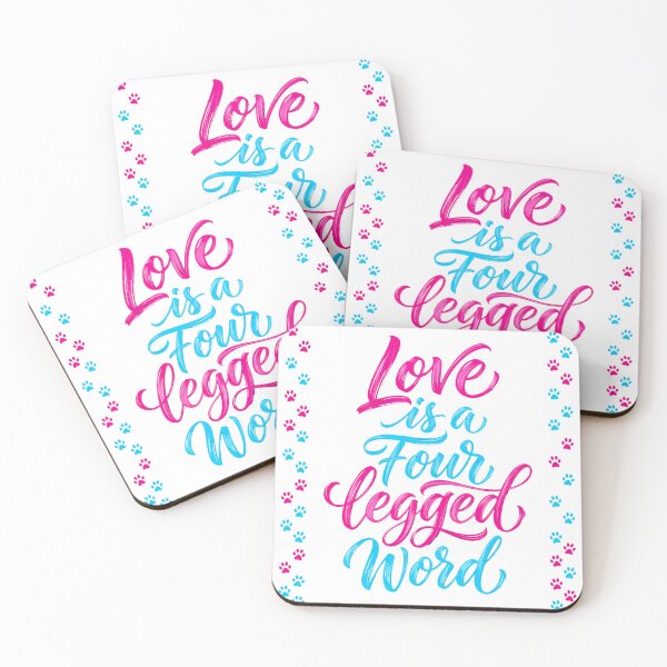 Item preview, Love is a Four Legged Word - I Love My Dog Essential T-Shirt designed and sold by Othinus.