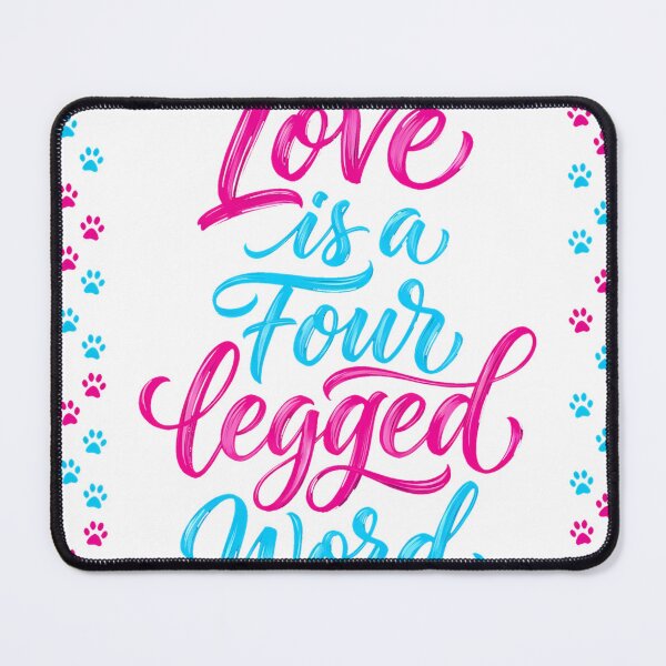 Item preview, Love is a Four Legged Word - I Love My Dog Essential T-Shirt designed and sold by Othinus.