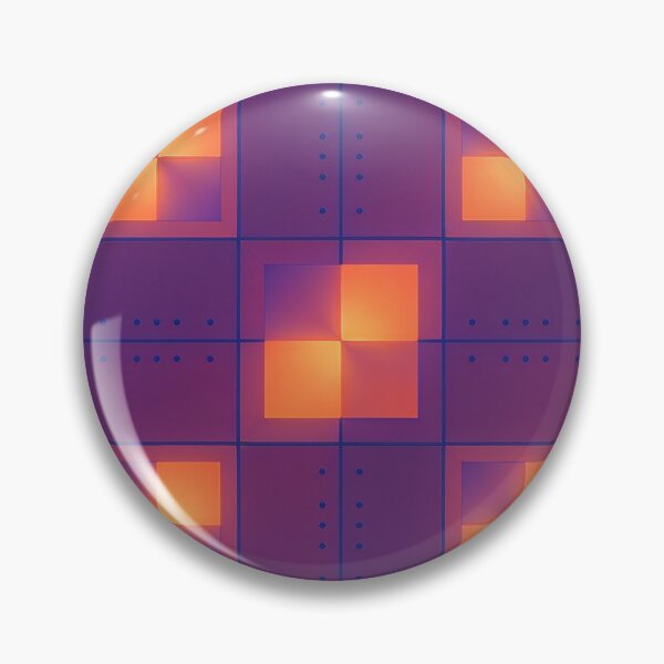 Item preview, Abstract Neon Purple and Orange Geometric Grid Pattern iPhone Case designed and sold by FestivityFinds.