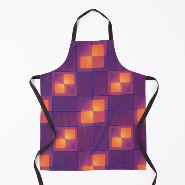 Item preview, Abstract Neon Purple and Orange Geometric Grid Pattern iPhone Case designed and sold by FestivityFinds.