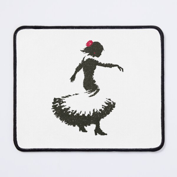 Item preview, Rhythmic Flamenco Movement Sharp Urban Stencil Accent designed and sold by EdvvinStudios.