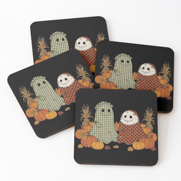 Item preview, Fabric Patchwork Ghost Spooky Fall Autumn Pumpkin Halloween designed and sold by CF_VintageDesign.