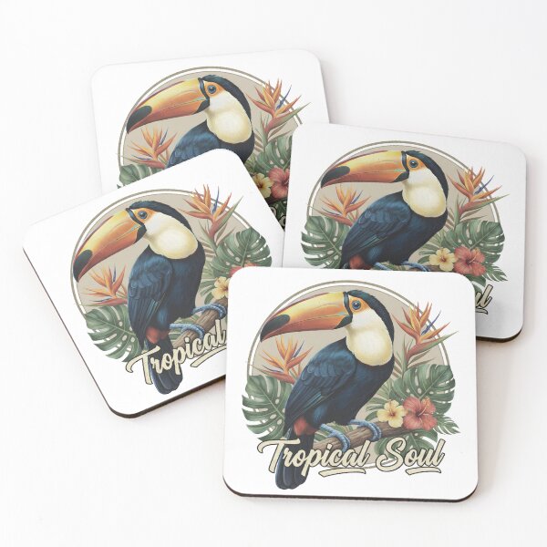 Item preview, Tropical Soul Toucan Vintage Tropical Bird Nature Design designed and sold by PT PROJECT.