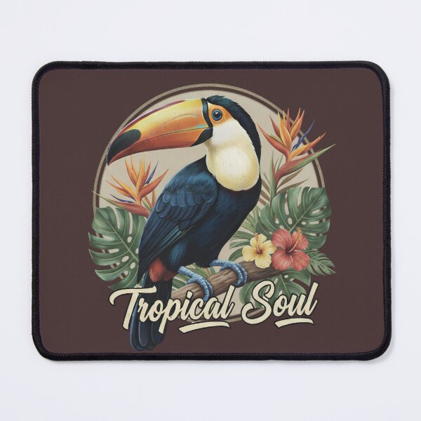 Item preview, Tropical Soul Toucan Vintage Tropical Bird Nature Design designed and sold by PT PROJECT.