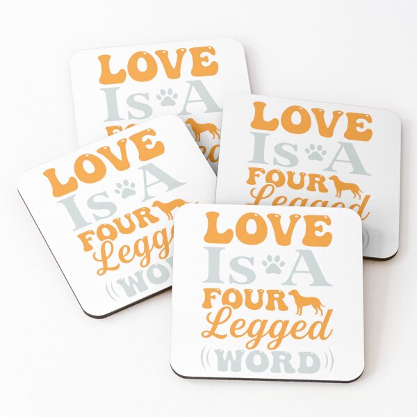 Item preview, Love is a Four Legged Word - Green Alternative Oversized T-Shirt designed and sold by JJLetterDesigns.