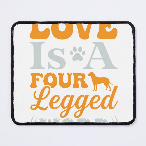 Item preview, Love is a Four Legged Word - Green Alternative Oversized T-Shirt designed and sold by JJLetterDesigns.