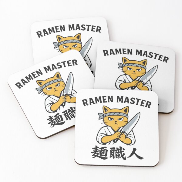 Item preview, Serious Ramen Cat Chef Minimal Design designed and sold by maaameee.