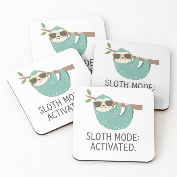 Item preview, Sloth Mode Activated – Cute Lazy Sloth with Sunglasses Funny Design designed and sold by PT PROJECT.