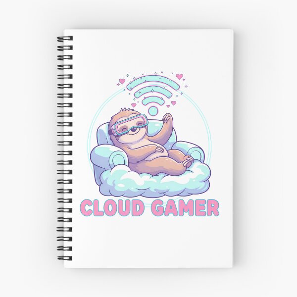 Item preview, Cloud Gamer Sloth – Cute Gaming Sloth with VR Goggles | Funny Cloud Gaming Design designed and sold by PT PROJECT.