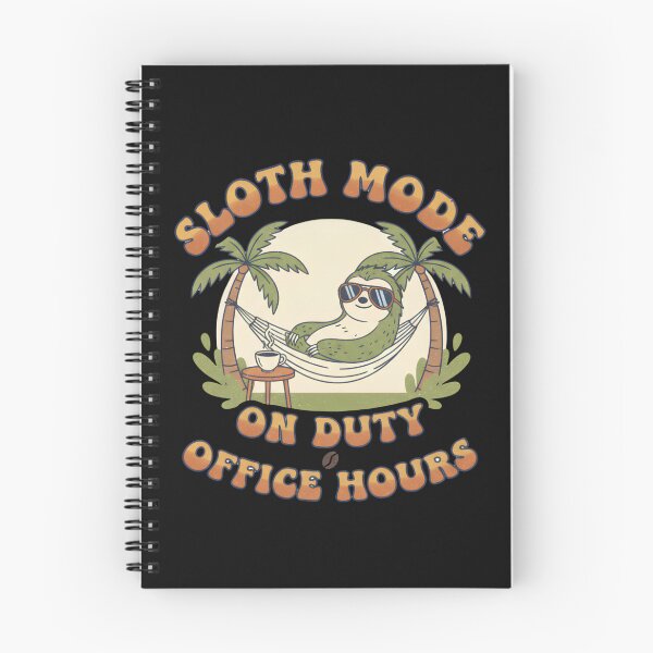 Item preview, Sloth Mode On Duty – Funny Coffee Sloth Hammock Design | Lazy Vacation Vibes designed and sold by PT PROJECT.
