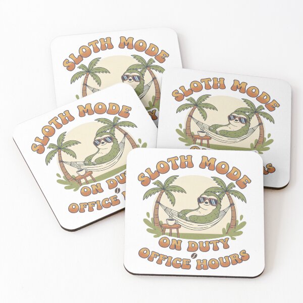 Item preview, Sloth Mode On Duty – Funny Coffee Sloth Hammock Design | Lazy Vacation Vibes designed and sold by PT PROJECT.