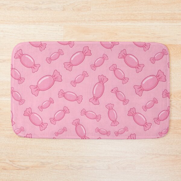 Item preview, Cute Pastel Pink Candy Wrapper Seamless Pattern Throw Pillow designed and sold by FestivityFinds.