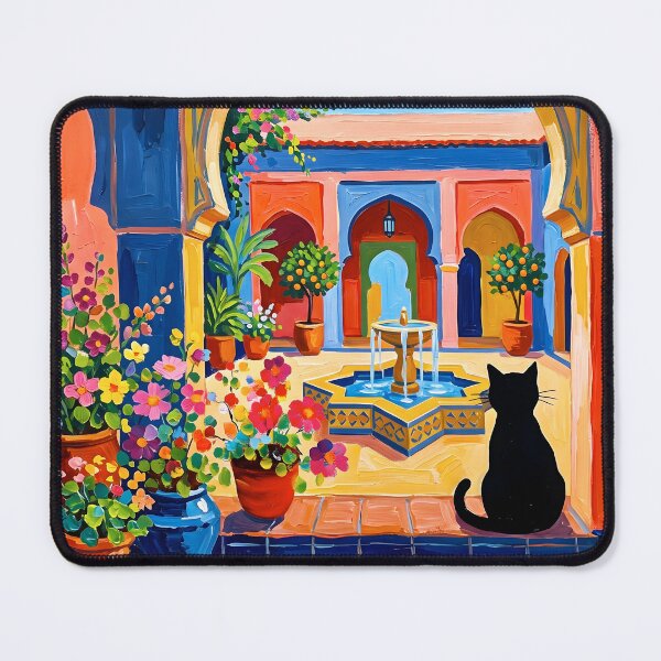 Item preview, Black Cat parís Window View Art designed and sold by Timegraf.