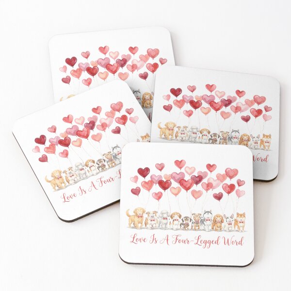 Item preview, Love is a Four Legged Word Animal Lover Essential T-Shirt designed and sold by gidget-gadget.